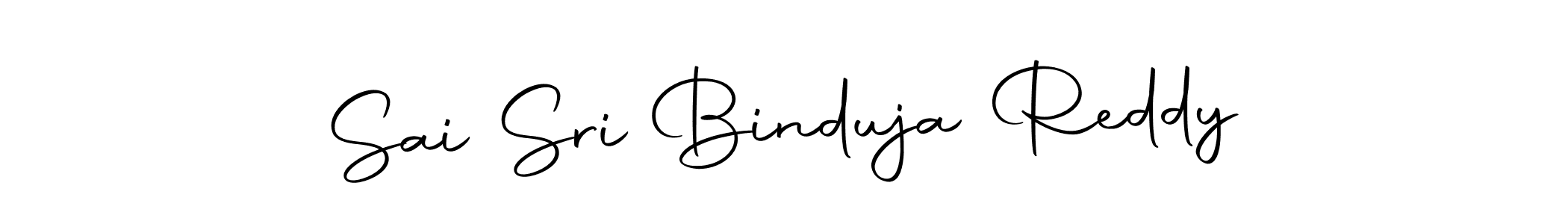 The best way (Autography-DOLnW) to make a short signature is to pick only two or three words in your name. The name Sai Sri Binduja Reddy include a total of six letters. For converting this name. Sai Sri Binduja Reddy signature style 10 images and pictures png