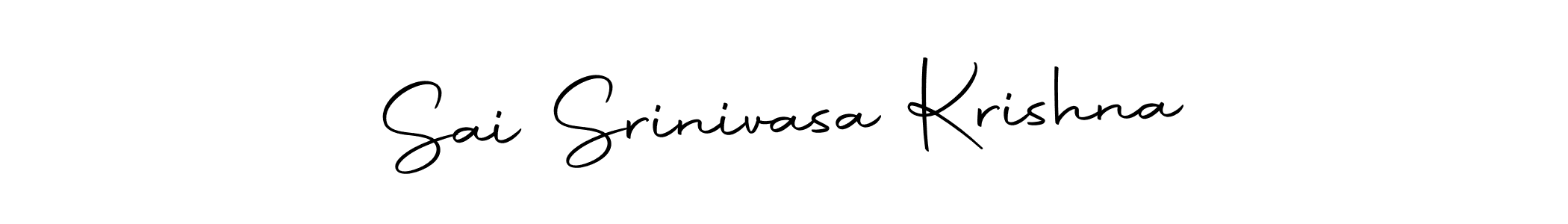 Create a beautiful signature design for name Sai Srinivasa Krishna. With this signature (Autography-DOLnW) fonts, you can make a handwritten signature for free. Sai Srinivasa Krishna signature style 10 images and pictures png