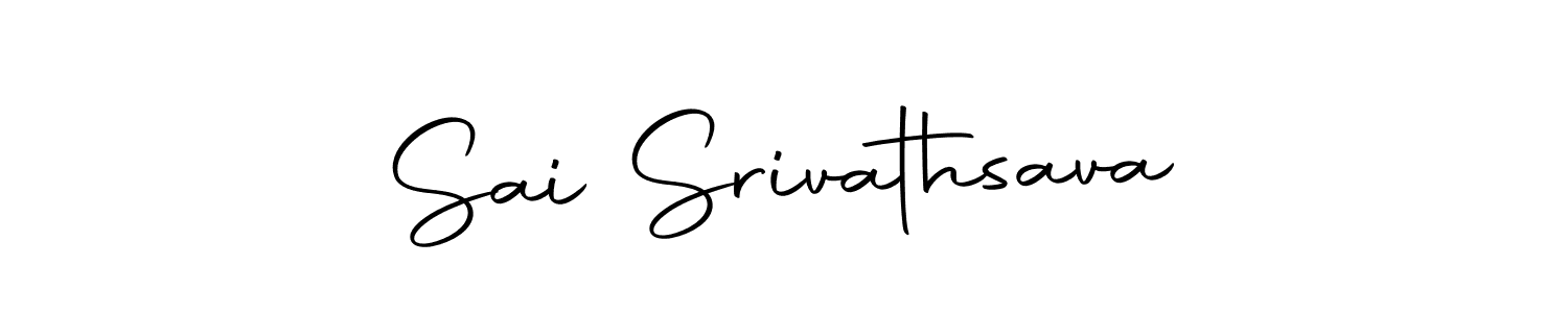 Use a signature maker to create a handwritten signature online. With this signature software, you can design (Autography-DOLnW) your own signature for name Sai Srivathsava. Sai Srivathsava signature style 10 images and pictures png