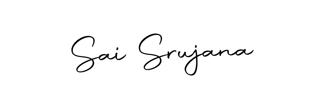 Also we have Sai Srujana name is the best signature style. Create professional handwritten signature collection using Autography-DOLnW autograph style. Sai Srujana signature style 10 images and pictures png