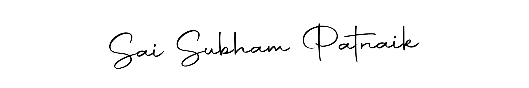 Design your own signature with our free online signature maker. With this signature software, you can create a handwritten (Autography-DOLnW) signature for name Sai Subham Patnaik. Sai Subham Patnaik signature style 10 images and pictures png