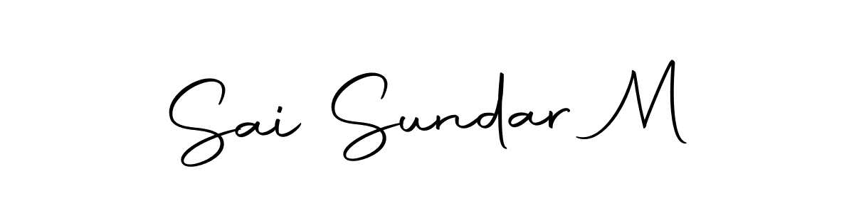 Autography-DOLnW is a professional signature style that is perfect for those who want to add a touch of class to their signature. It is also a great choice for those who want to make their signature more unique. Get Sai Sundar M name to fancy signature for free. Sai Sundar M signature style 10 images and pictures png