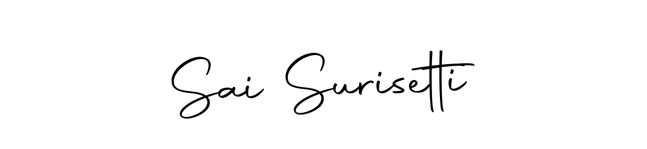 Sai Surisetti stylish signature style. Best Handwritten Sign (Autography-DOLnW) for my name. Handwritten Signature Collection Ideas for my name Sai Surisetti. Sai Surisetti signature style 10 images and pictures png