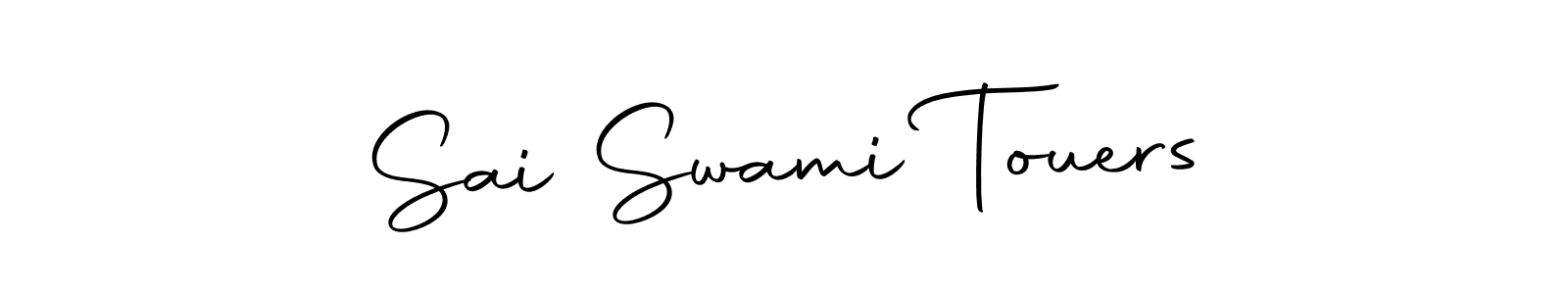 You should practise on your own different ways (Autography-DOLnW) to write your name (Sai Swami Touers) in signature. don't let someone else do it for you. Sai Swami Touers signature style 10 images and pictures png