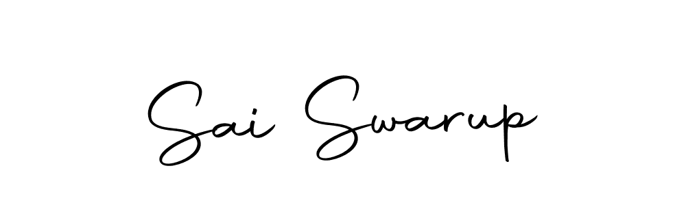 How to make Sai Swarup name signature. Use Autography-DOLnW style for creating short signs online. This is the latest handwritten sign. Sai Swarup signature style 10 images and pictures png