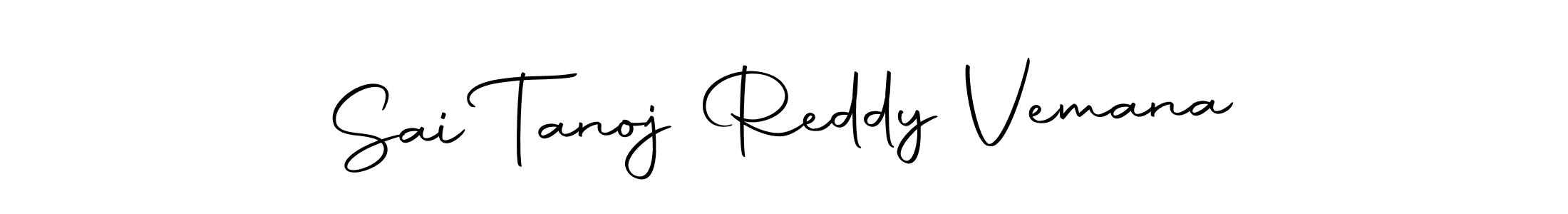 How to make Sai Tanoj Reddy Vemana name signature. Use Autography-DOLnW style for creating short signs online. This is the latest handwritten sign. Sai Tanoj Reddy Vemana signature style 10 images and pictures png