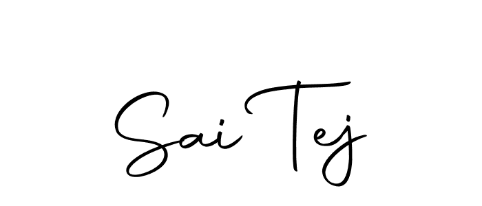 Design your own signature with our free online signature maker. With this signature software, you can create a handwritten (Autography-DOLnW) signature for name Sai Tej. Sai Tej signature style 10 images and pictures png