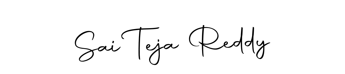 Use a signature maker to create a handwritten signature online. With this signature software, you can design (Autography-DOLnW) your own signature for name Sai Teja Reddy. Sai Teja Reddy signature style 10 images and pictures png