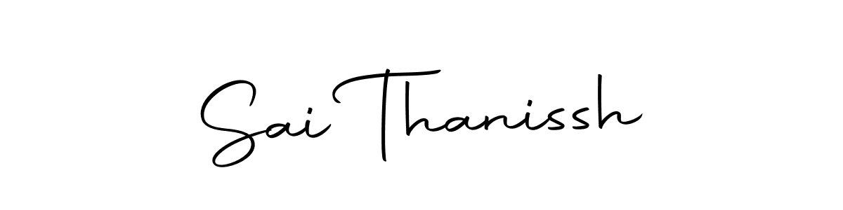 Sai Thanissh stylish signature style. Best Handwritten Sign (Autography-DOLnW) for my name. Handwritten Signature Collection Ideas for my name Sai Thanissh. Sai Thanissh signature style 10 images and pictures png