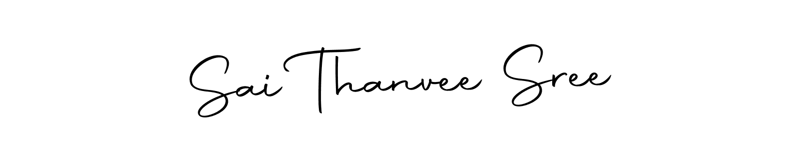 Autography-DOLnW is a professional signature style that is perfect for those who want to add a touch of class to their signature. It is also a great choice for those who want to make their signature more unique. Get Sai Thanvee Sree name to fancy signature for free. Sai Thanvee Sree signature style 10 images and pictures png