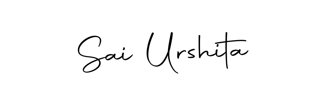 Sai Urshita stylish signature style. Best Handwritten Sign (Autography-DOLnW) for my name. Handwritten Signature Collection Ideas for my name Sai Urshita. Sai Urshita signature style 10 images and pictures png