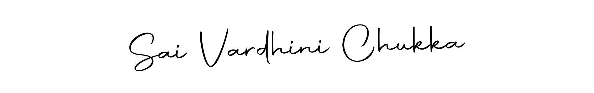 Design your own signature with our free online signature maker. With this signature software, you can create a handwritten (Autography-DOLnW) signature for name Sai Vardhini Chukka. Sai Vardhini Chukka signature style 10 images and pictures png
