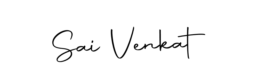 Design your own signature with our free online signature maker. With this signature software, you can create a handwritten (Autography-DOLnW) signature for name Sai Venkat. Sai Venkat signature style 10 images and pictures png