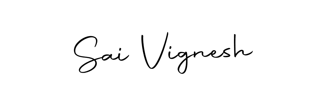 It looks lik you need a new signature style for name Sai Vignesh. Design unique handwritten (Autography-DOLnW) signature with our free signature maker in just a few clicks. Sai Vignesh signature style 10 images and pictures png