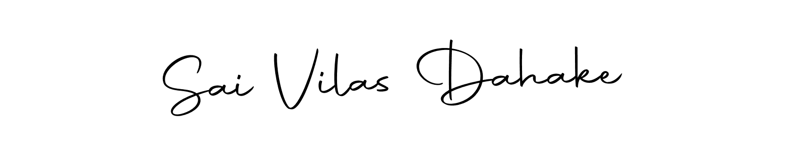 Sai Vilas Dahake stylish signature style. Best Handwritten Sign (Autography-DOLnW) for my name. Handwritten Signature Collection Ideas for my name Sai Vilas Dahake. Sai Vilas Dahake signature style 10 images and pictures png