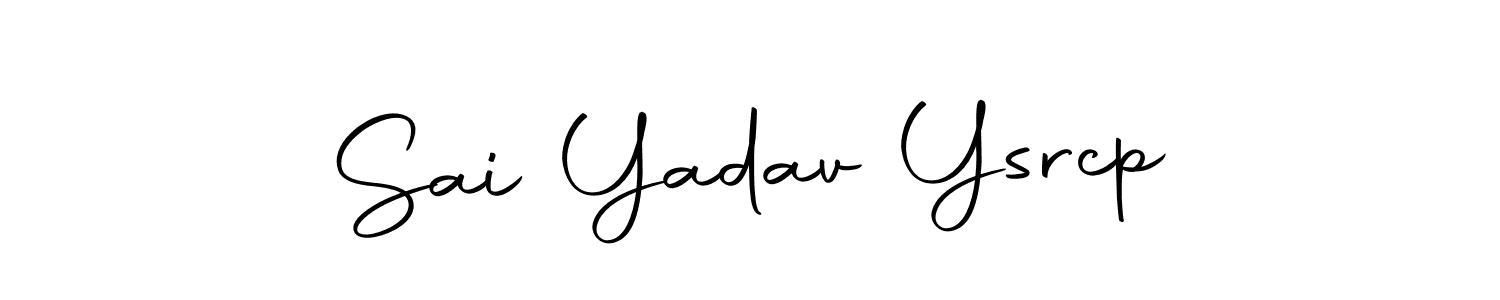 Sai Yadav Ysrcp stylish signature style. Best Handwritten Sign (Autography-DOLnW) for my name. Handwritten Signature Collection Ideas for my name Sai Yadav Ysrcp. Sai Yadav Ysrcp signature style 10 images and pictures png