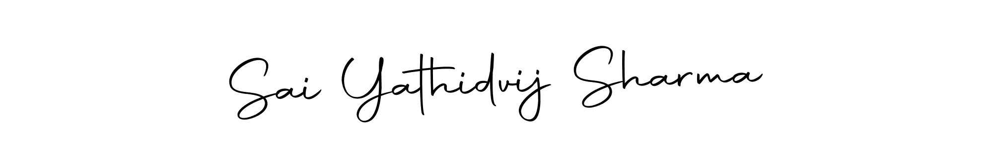 Use a signature maker to create a handwritten signature online. With this signature software, you can design (Autography-DOLnW) your own signature for name Sai Yathidvij Sharma. Sai Yathidvij Sharma signature style 10 images and pictures png