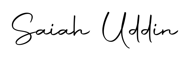 A classic penmanship look for Saiah Uddin. The Autography-DOLnW font brings timeless elegance and confidence to every signed document. Saiah Uddin signature style 10 images and pictures png