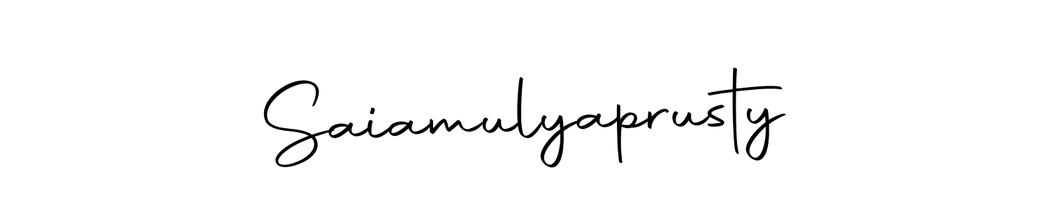 How to Draw Saiamulyaprusty signature style? Autography-DOLnW is a latest design signature styles for name Saiamulyaprusty. Saiamulyaprusty signature style 10 images and pictures png