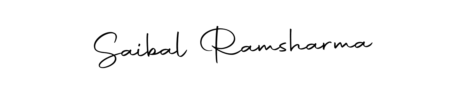 if you are searching for the best signature style for your name Saibal Ramsharma. so please give up your signature search. here we have designed multiple signature styles  using Autography-DOLnW. Saibal Ramsharma signature style 10 images and pictures png