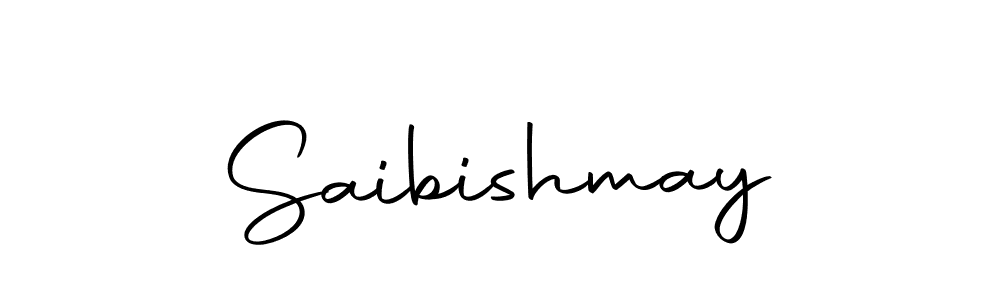 How to make Saibishmay signature? Autography-DOLnW is a professional autograph style. Create handwritten signature for Saibishmay name. Saibishmay signature style 10 images and pictures png