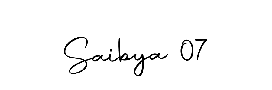 Make a beautiful signature design for name Saibya 07. With this signature (Autography-DOLnW) style, you can create a handwritten signature for free. Saibya 07 signature style 10 images and pictures png