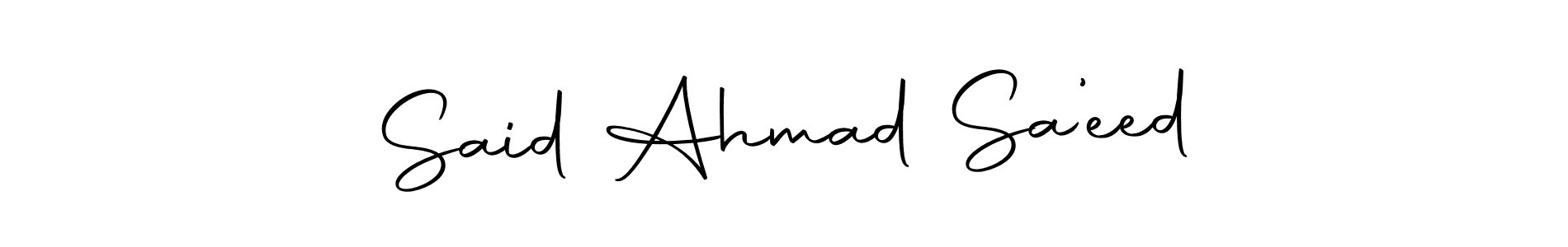 How to make Said Ahmad Sa’eed signature? Autography-DOLnW is a professional autograph style. Create handwritten signature for Said Ahmad Sa’eed name. Said Ahmad Sa’eed signature style 10 images and pictures png