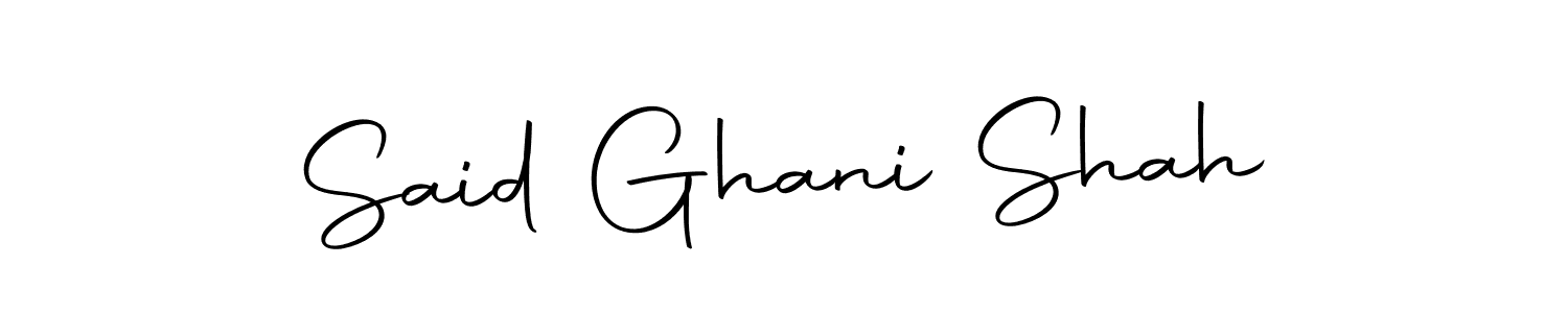 Also we have Said Ghani Shah name is the best signature style. Create professional handwritten signature collection using Autography-DOLnW autograph style. Said Ghani Shah signature style 10 images and pictures png