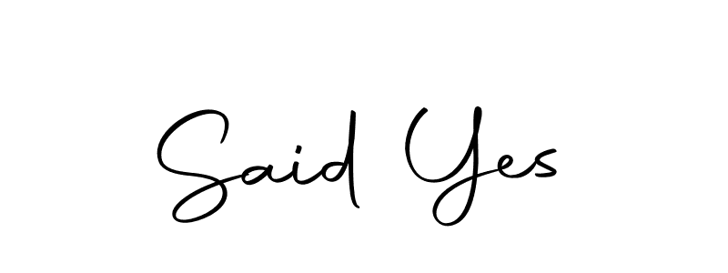 You can use this online signature creator to create a handwritten signature for the name Said Yes. This is the best online autograph maker. Said Yes signature style 10 images and pictures png