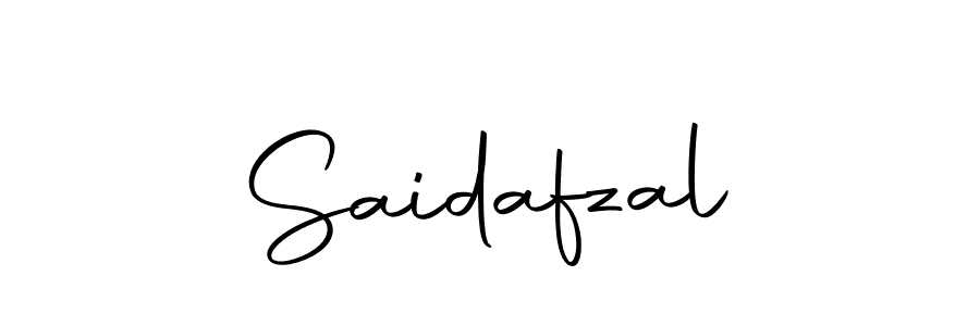 Design your own signature with our free online signature maker. With this signature software, you can create a handwritten (Autography-DOLnW) signature for name Saidafzal. Saidafzal signature style 10 images and pictures png
