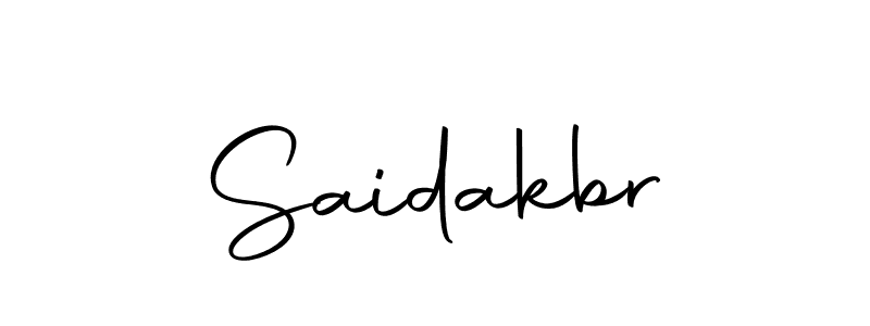 This is the best signature style for the Saidakbr name. Also you like these signature font (Autography-DOLnW). Mix name signature. Saidakbr signature style 10 images and pictures png