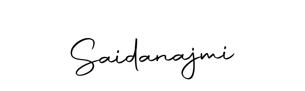 Once you've used our free online signature maker to create your best signature Autography-DOLnW style, it's time to enjoy all of the benefits that Saidanajmi name signing documents. Saidanajmi signature style 10 images and pictures png