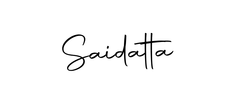 Similarly Autography-DOLnW is the best handwritten signature design. Signature creator online .You can use it as an online autograph creator for name Saidatta. Saidatta signature style 10 images and pictures png