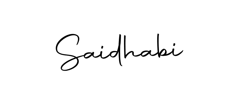 Also we have Saidhabi name is the best signature style. Create professional handwritten signature collection using Autography-DOLnW autograph style. Saidhabi signature style 10 images and pictures png