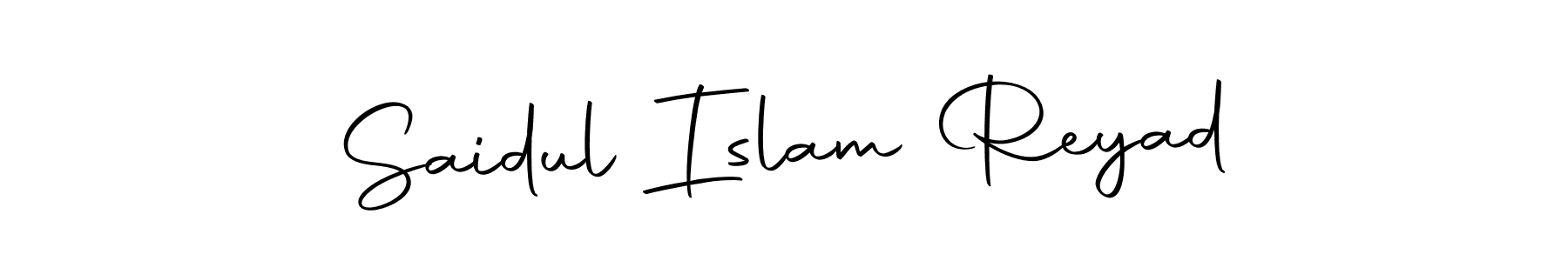 How to make Saidul Islam Reyad name signature. Use Autography-DOLnW style for creating short signs online. This is the latest handwritten sign. Saidul Islam Reyad signature style 10 images and pictures png