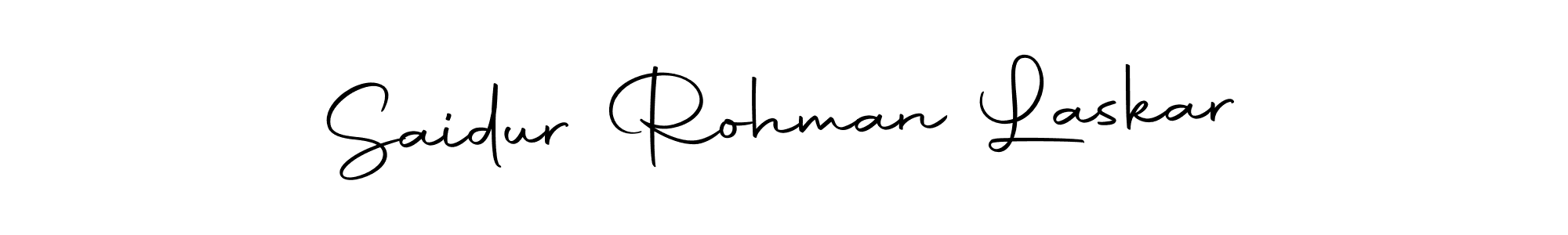 Autography-DOLnW is a professional signature style that is perfect for those who want to add a touch of class to their signature. It is also a great choice for those who want to make their signature more unique. Get Saidur Rohman Laskar name to fancy signature for free. Saidur Rohman Laskar signature style 10 images and pictures png