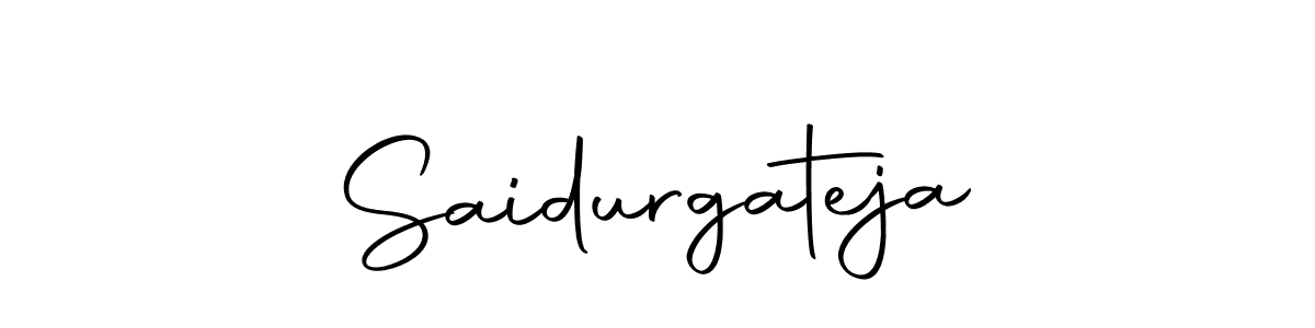 You should practise on your own different ways (Autography-DOLnW) to write your name (Saidurgateja) in signature. don't let someone else do it for you. Saidurgateja signature style 10 images and pictures png
