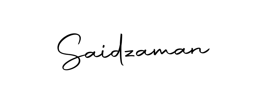 Design your own signature with our free online signature maker. With this signature software, you can create a handwritten (Autography-DOLnW) signature for name Saidzaman. Saidzaman signature style 10 images and pictures png