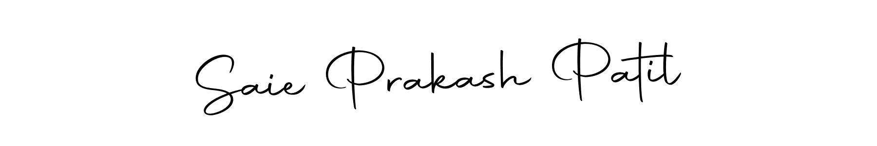 Design your own signature with our free online signature maker. With this signature software, you can create a handwritten (Autography-DOLnW) signature for name Saie Prakash Patil. Saie Prakash Patil signature style 10 images and pictures png