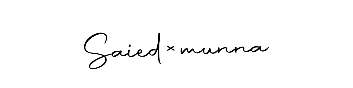 It looks lik you need a new signature style for name Saied×munna. Design unique handwritten (Autography-DOLnW) signature with our free signature maker in just a few clicks. Saied×munna signature style 10 images and pictures png