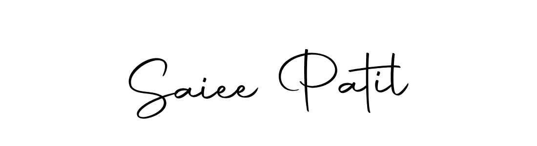 Make a beautiful signature design for name Saiee Patil. With this signature (Autography-DOLnW) style, you can create a handwritten signature for free. Saiee Patil signature style 10 images and pictures png