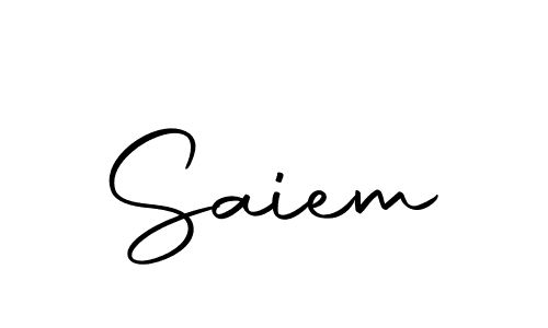 Make a beautiful signature design for name Saiem. Use this online signature maker to create a handwritten signature for free. Saiem signature style 10 images and pictures png