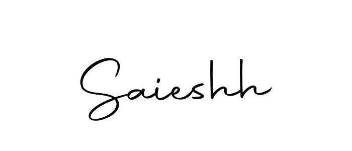 Make a beautiful signature design for name Saieshh. With this signature (Autography-DOLnW) style, you can create a handwritten signature for free. Saieshh signature style 10 images and pictures png