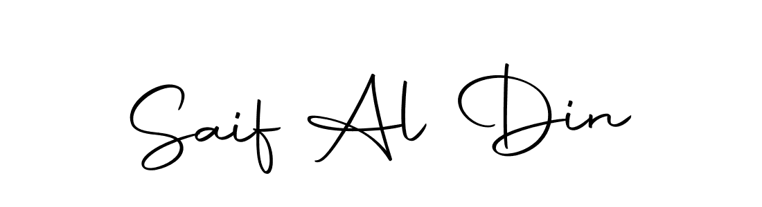 Design your own signature with our free online signature maker. With this signature software, you can create a handwritten (Autography-DOLnW) signature for name Saif Al Din. Saif Al Din signature style 10 images and pictures png
