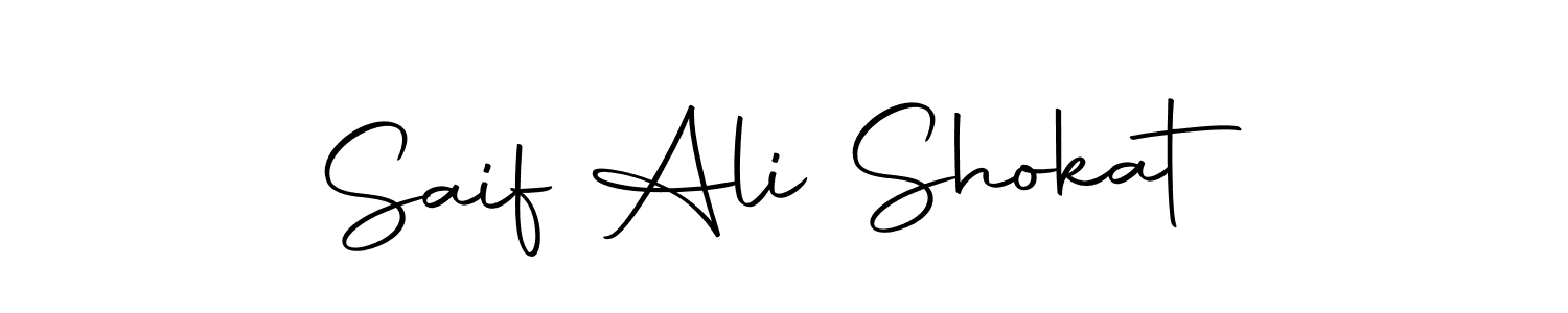 Similarly Autography-DOLnW is the best handwritten signature design. Signature creator online .You can use it as an online autograph creator for name Saif Ali Shokat. Saif Ali Shokat signature style 10 images and pictures png