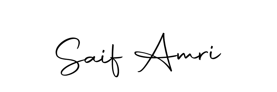 Make a beautiful signature design for name Saif Amri. Use this online signature maker to create a handwritten signature for free. Saif Amri signature style 10 images and pictures png