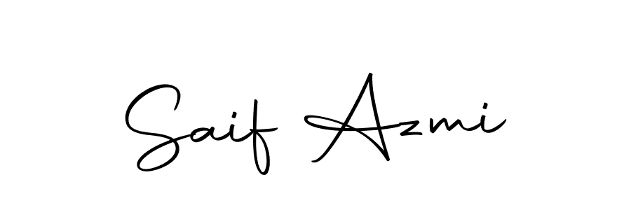Make a short Saif Azmi signature style. Manage your documents anywhere anytime using Autography-DOLnW. Create and add eSignatures, submit forms, share and send files easily. Saif Azmi signature style 10 images and pictures png