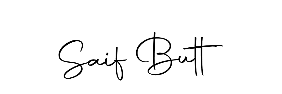 Saif Butt stylish signature style. Best Handwritten Sign (Autography-DOLnW) for my name. Handwritten Signature Collection Ideas for my name Saif Butt. Saif Butt signature style 10 images and pictures png