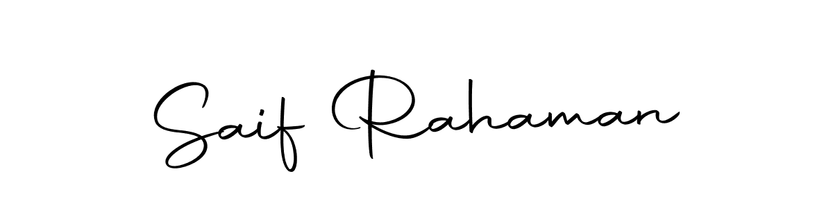 Make a beautiful signature design for name Saif Rahaman. Use this online signature maker to create a handwritten signature for free. Saif Rahaman signature style 10 images and pictures png