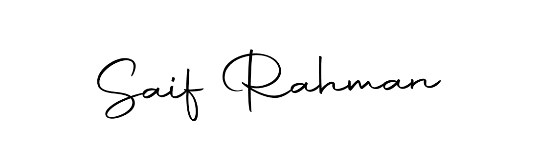 Make a beautiful signature design for name Saif Rahman. With this signature (Autography-DOLnW) style, you can create a handwritten signature for free. Saif Rahman signature style 10 images and pictures png